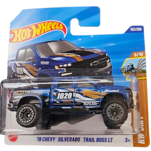 Hot Wheels Chevy SilveradoTrail Boss LT 19 Azul