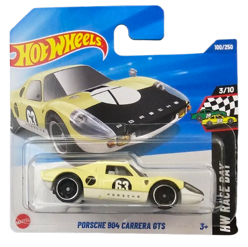 Hot Wheels Porsche 904 Carrera GTS Amarillo