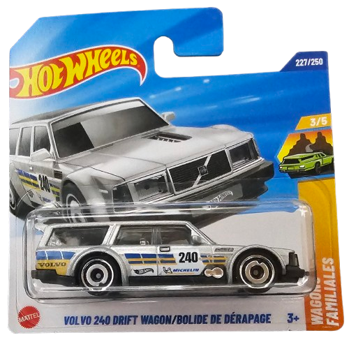 Hot Wheels Volvo 240 Drft Wagon Gris