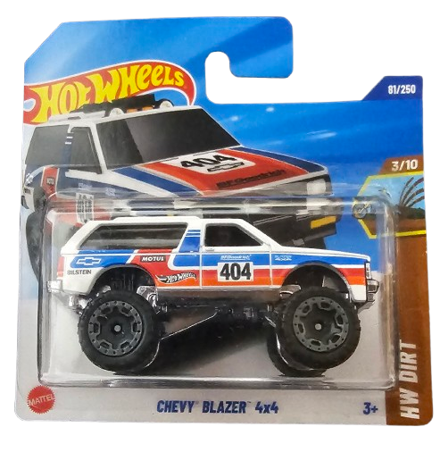 Hot Wheels Chevy Blazer 4X4 Blanca