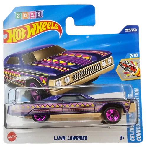 Hot Wheels Layin Lowrider Purpura