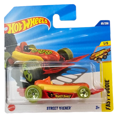 Hot Wheels Street Wiener Rojo Amarillo