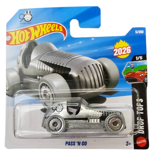 Hot Wheels Pass n Go Plateado