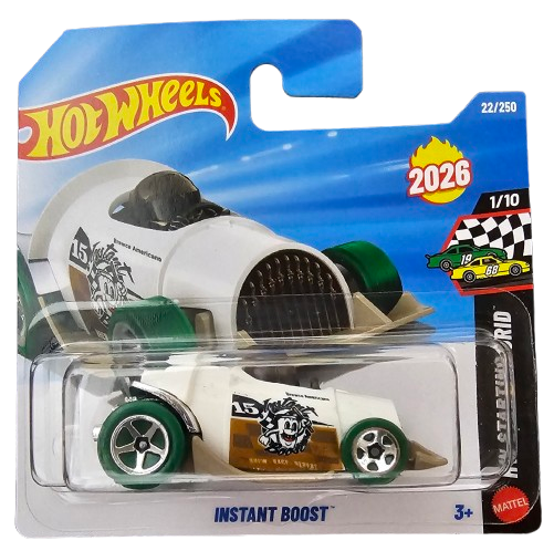 Hot Wheels Instant Boost Blanco