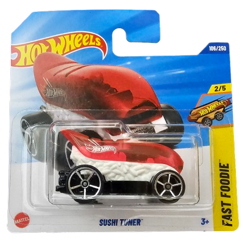 Hot Wheels Sushi Tuner Blanco Rojo