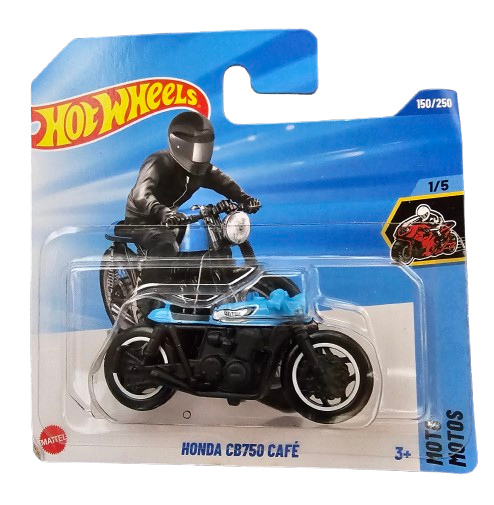 Hot Wheels Honda CB750 Cafe Azul