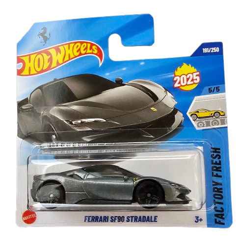 Hot Wheels Ferrary SF90 Stradale Gris