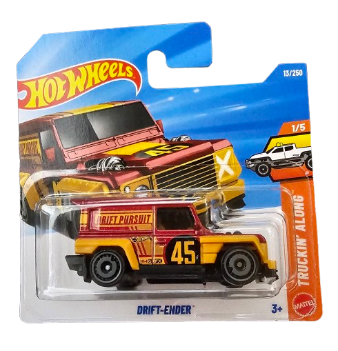 Hot Wheels Drift Ender Lan Rover Defender 90 Burdeos Mostaza