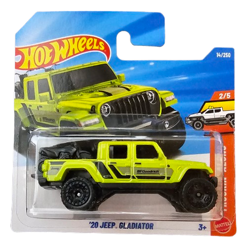 Hot Wheels Jeep Gladiator Amarillo