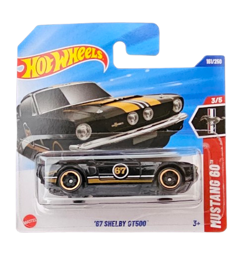 Hot Wheels Ford Shelby Mustang GT500 1967 Negro