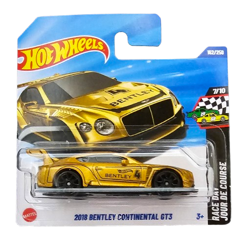 Hot Wheels Bentley Continental 2018 Dorado