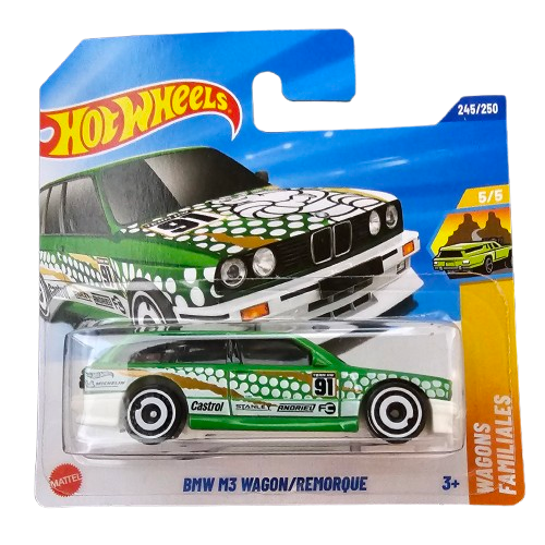 Hot Wheels BMW M3 Wagon Verde Blanco