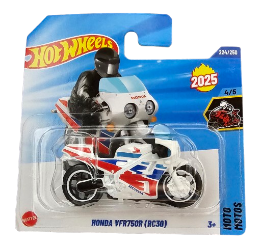 Hot Wheels Honda VFR750 R Blanca