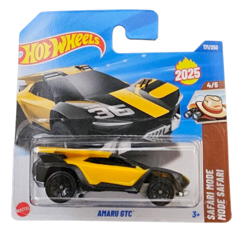 Hot Wheels Amaru GTS Amarillo Negro