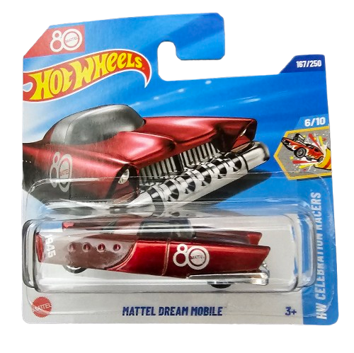 Hot Wheels Mattel Dream Mobile 80 Aniversario Rojo