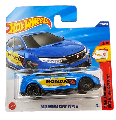 Hot Wheels Honda Civic Type R 2018 Azul