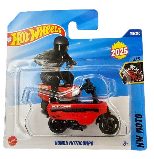 Hot Wheels Honda Motocompo Roja