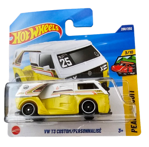 Hot Wheels VW T3 Blanca Amarilla