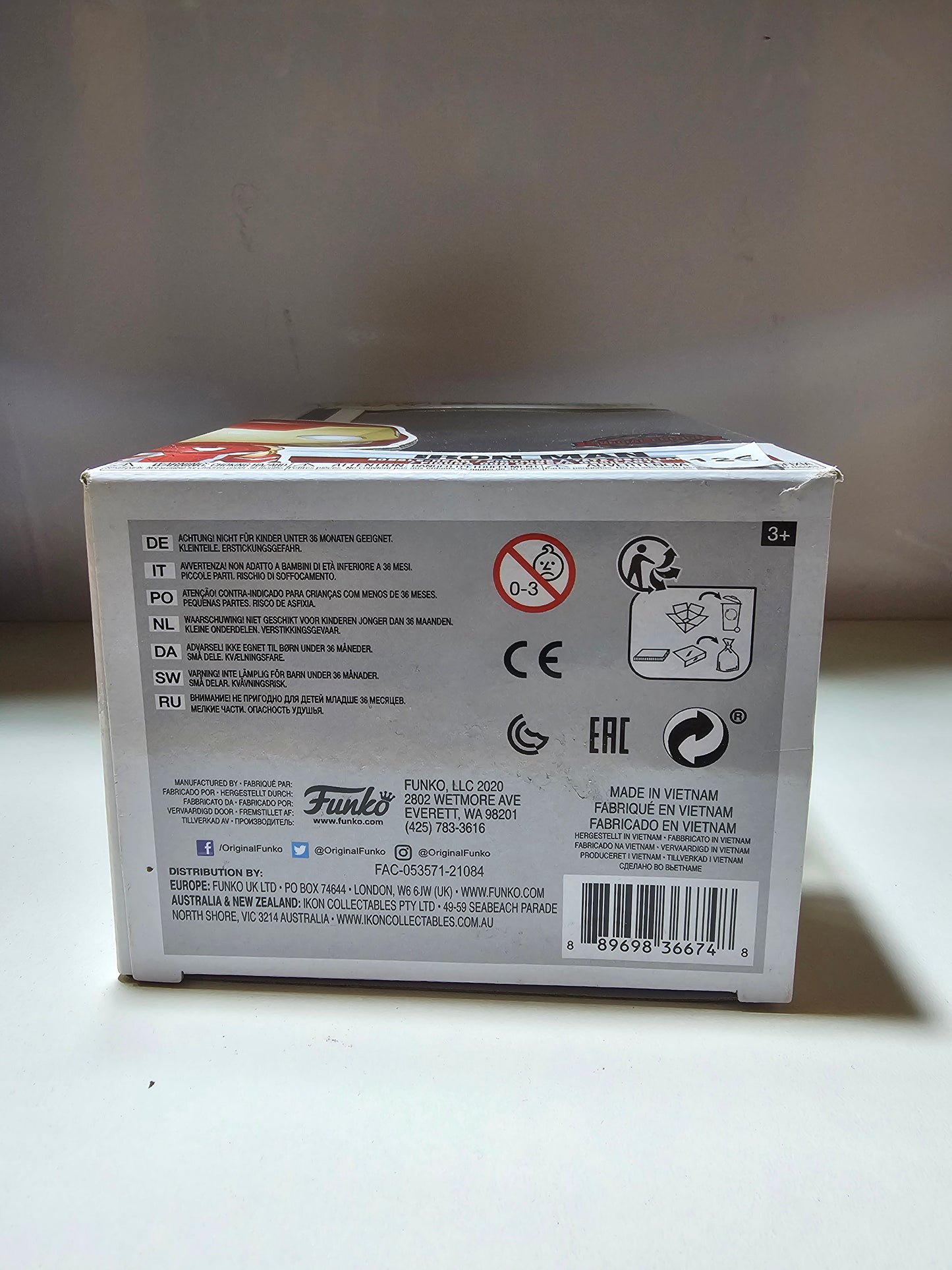 Funko Pop Marvel Avenger Iron Man 467 (La Caja puede tener algún defecto Outlet)