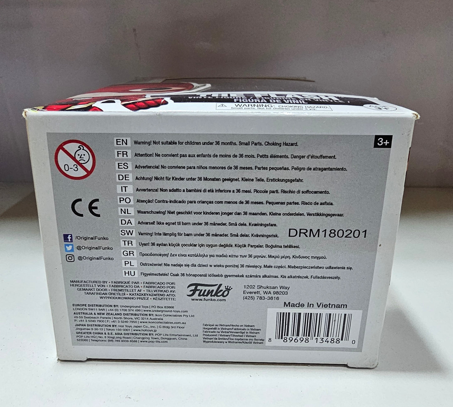 Funko Pop DC Comics The Flash 208 Justice League (La Caja puede no estar perfecta ver fotos)