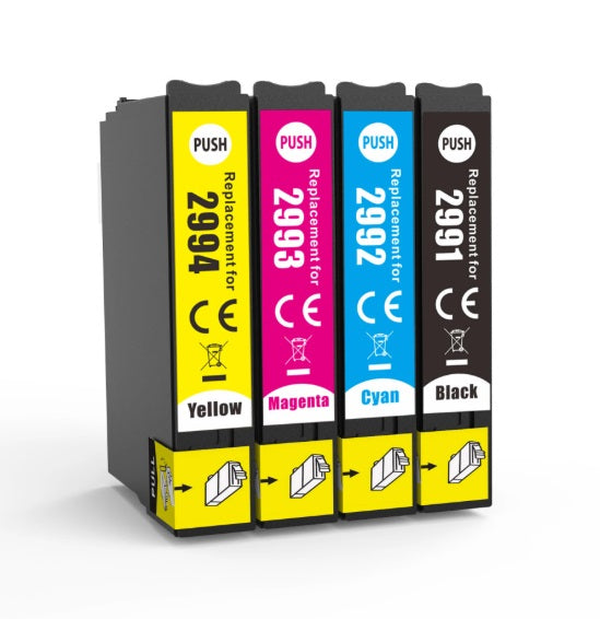 Pack 4 cartuchos de Tinta 29X / T2991 / T2992 / T2993 / T2994 Para Epson