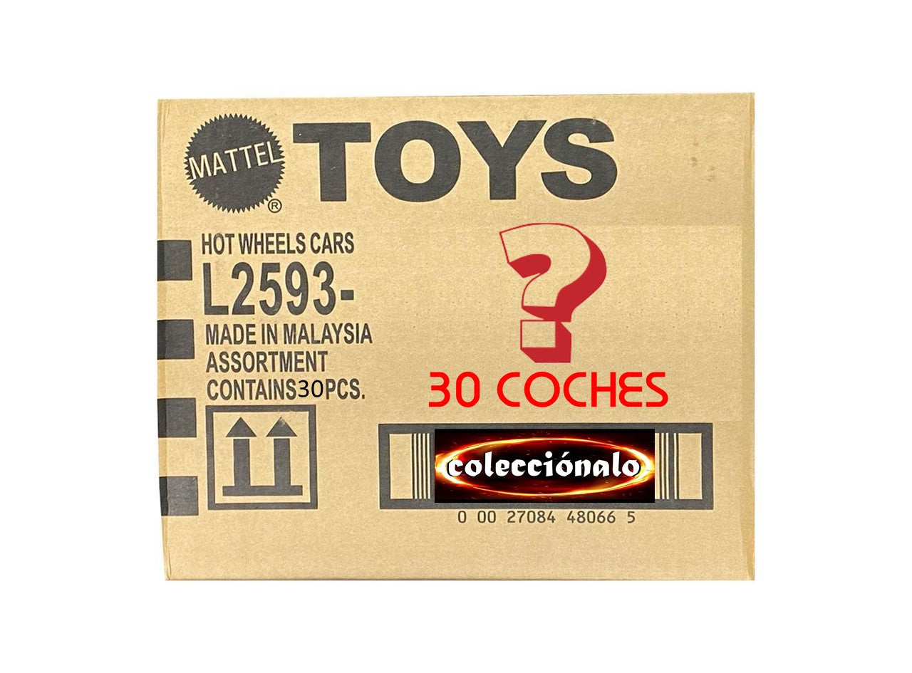 Caja Sorpresa con 30 Coches Hot Wheels