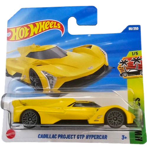 Hot Wheels Cadillac Project GTP Hipercar Amarillo