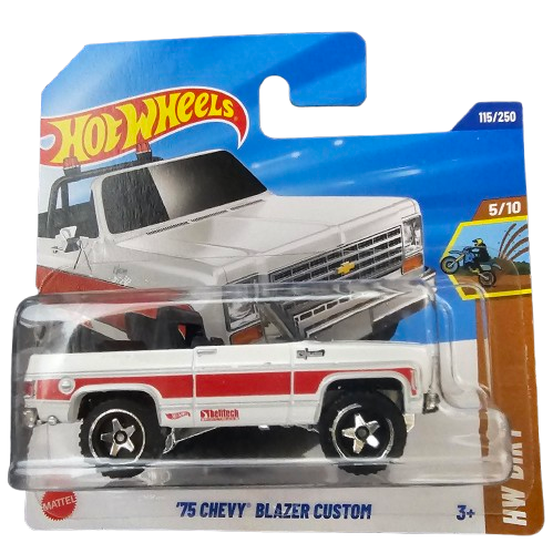 Hot Wheels Chevy Blazer Custom 75 Blanca