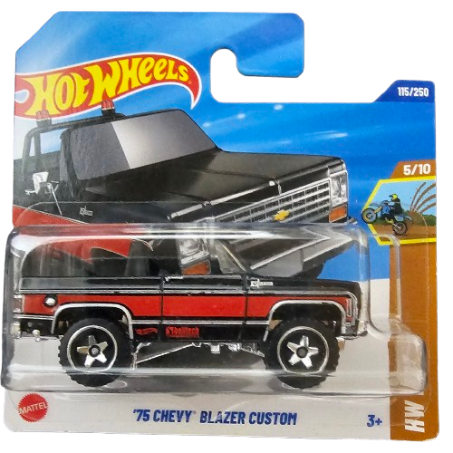 Hot Wheels Chevy Blazer Custom 75 Negra