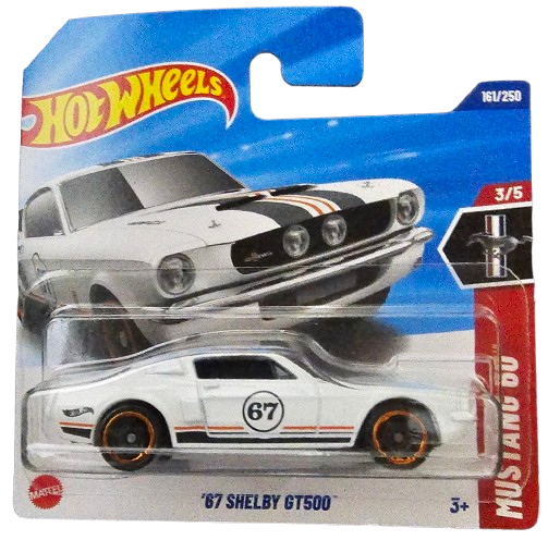 Hot Wheels Ford Mustang Shelby GT500 67 Blanco