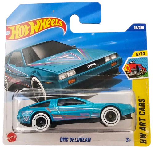 Hot Wheels DMC DeLorean Azul