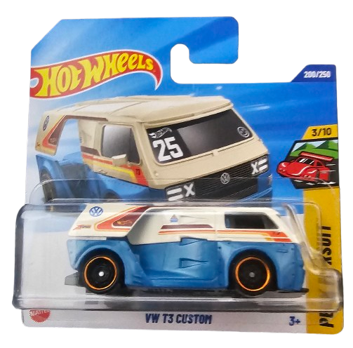 Hot Wheels VW T3 Custom Caqui / Azul