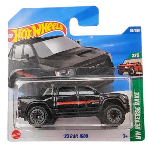 Hot Wheels Dodge ram 2023 Negra