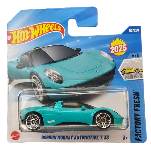 Hot Wheels Gordon Murray Automotive T33 Azul
