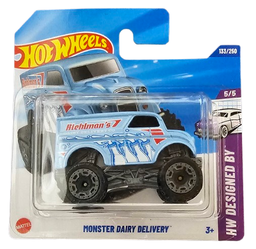 Hot Wheels Monster Dairy Delivery Azul