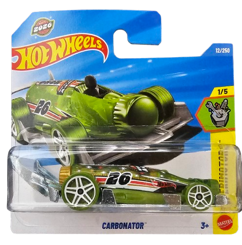 Hot Wheels Carbonator Verde Destapador de Botellas