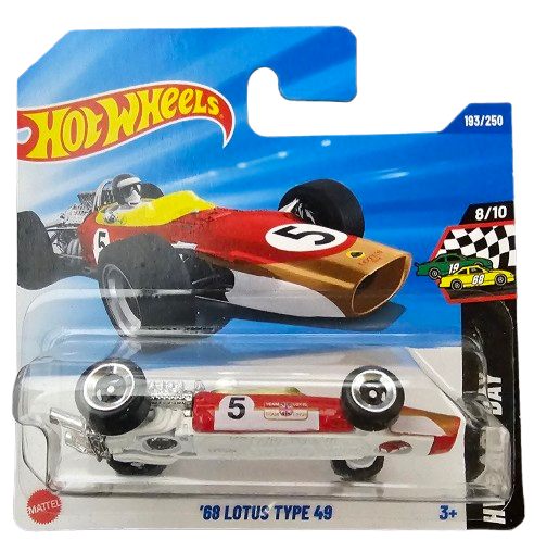 Hot Wheels Lutus Type 49 1968 Rojo