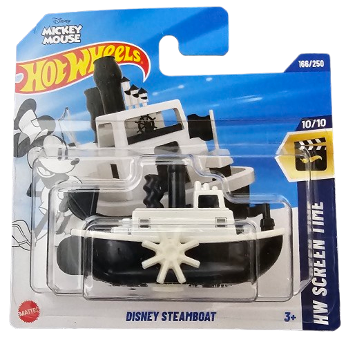 Hot Wheels Disney Steamboat Blanco