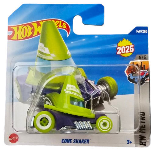 Hot Wheels Cone Shaker Verde