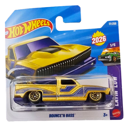 Hot Wheels  Bounce n Bass Dorado