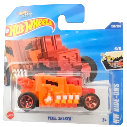 Hot Wheels Pixel Shaker Naranja