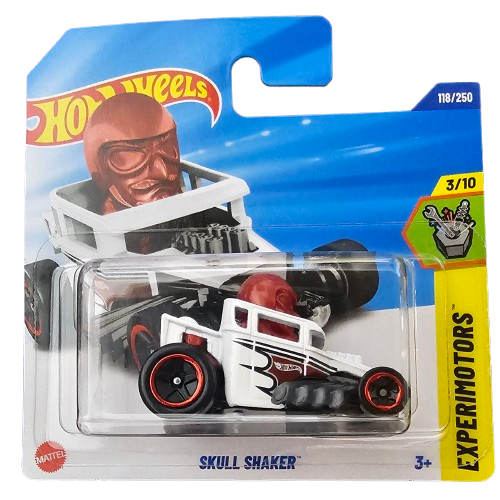 Hot Wheels Skull Shaker Blanco