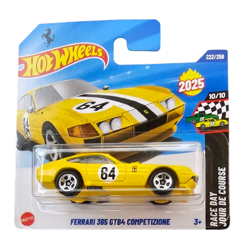 Hot Wheels Ferrary 365 GTB4 Competizione Amarillo