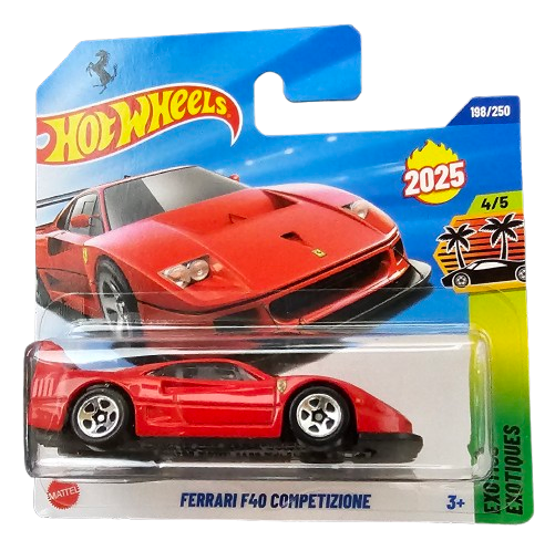 Hot Wheels Ferrary F40 Competizione Rojo