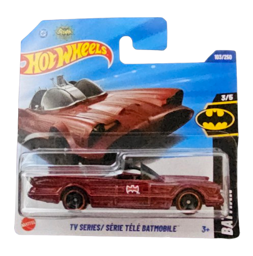 Hot Wheels Batmobile TV Series Burdeos