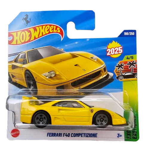 Hot Wheels Ferrary F40 Competizione Amarillo