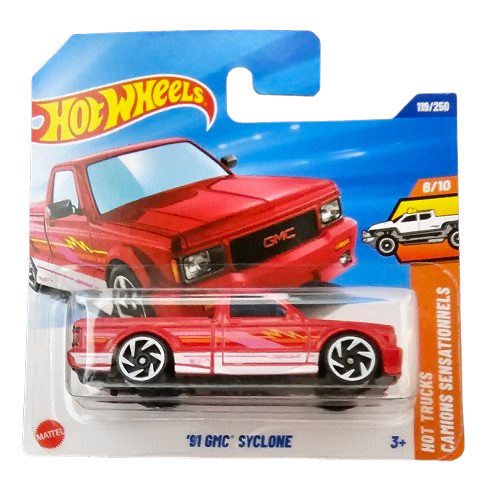 Hot Wheels GNC Syclone 91 Roja