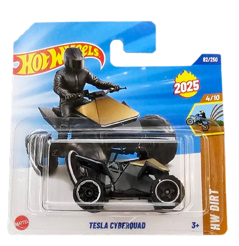 Hot Wheels Tesla Cyberquad Negra
