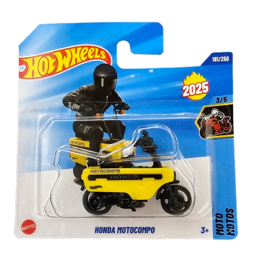 Hot Wheels Honda Motocompo Amarilla