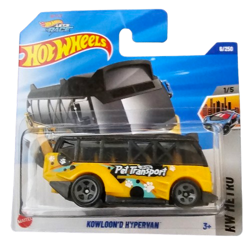 Hot Wheels Kowloon d Hypervan Amarilla